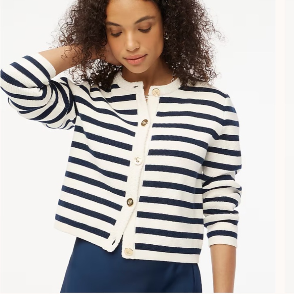 J Crew striped sweater